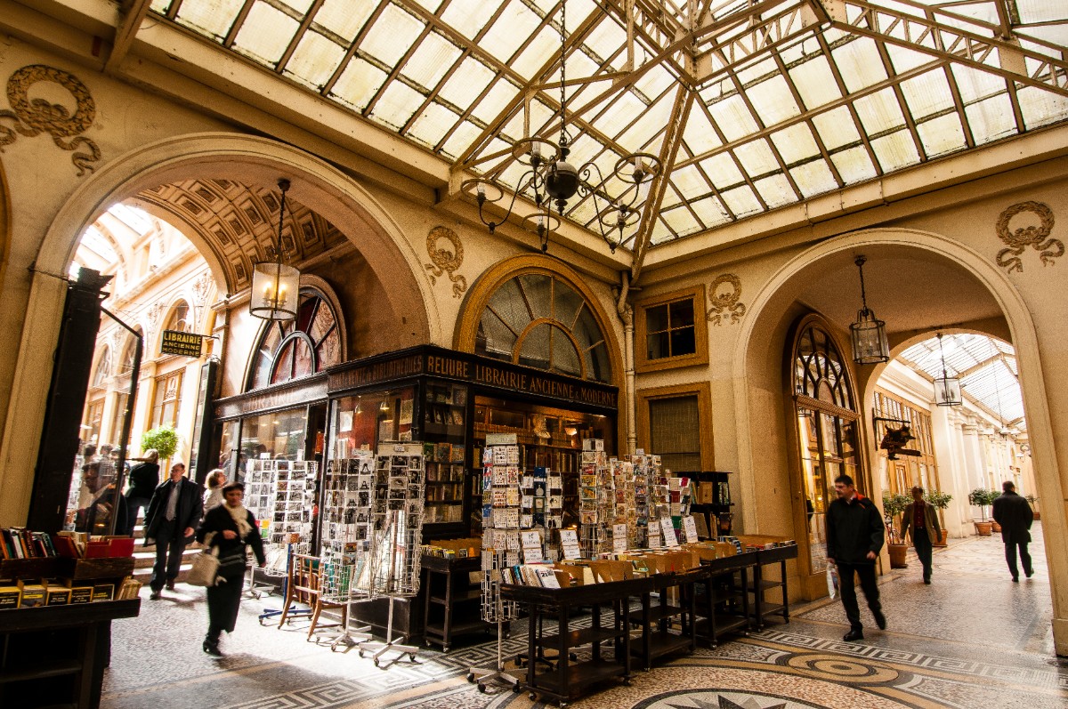 La galerie Vivienne (2e), où habitait Vidocq, qui inspira l’écrivain pour son célèbre Vautrin. (Emilie Chaix / Ville de Paris) La galerie Vivienne (2e), où habitait Vidocq, qui inspira l’écrivain pour son célèbre Vautrin.