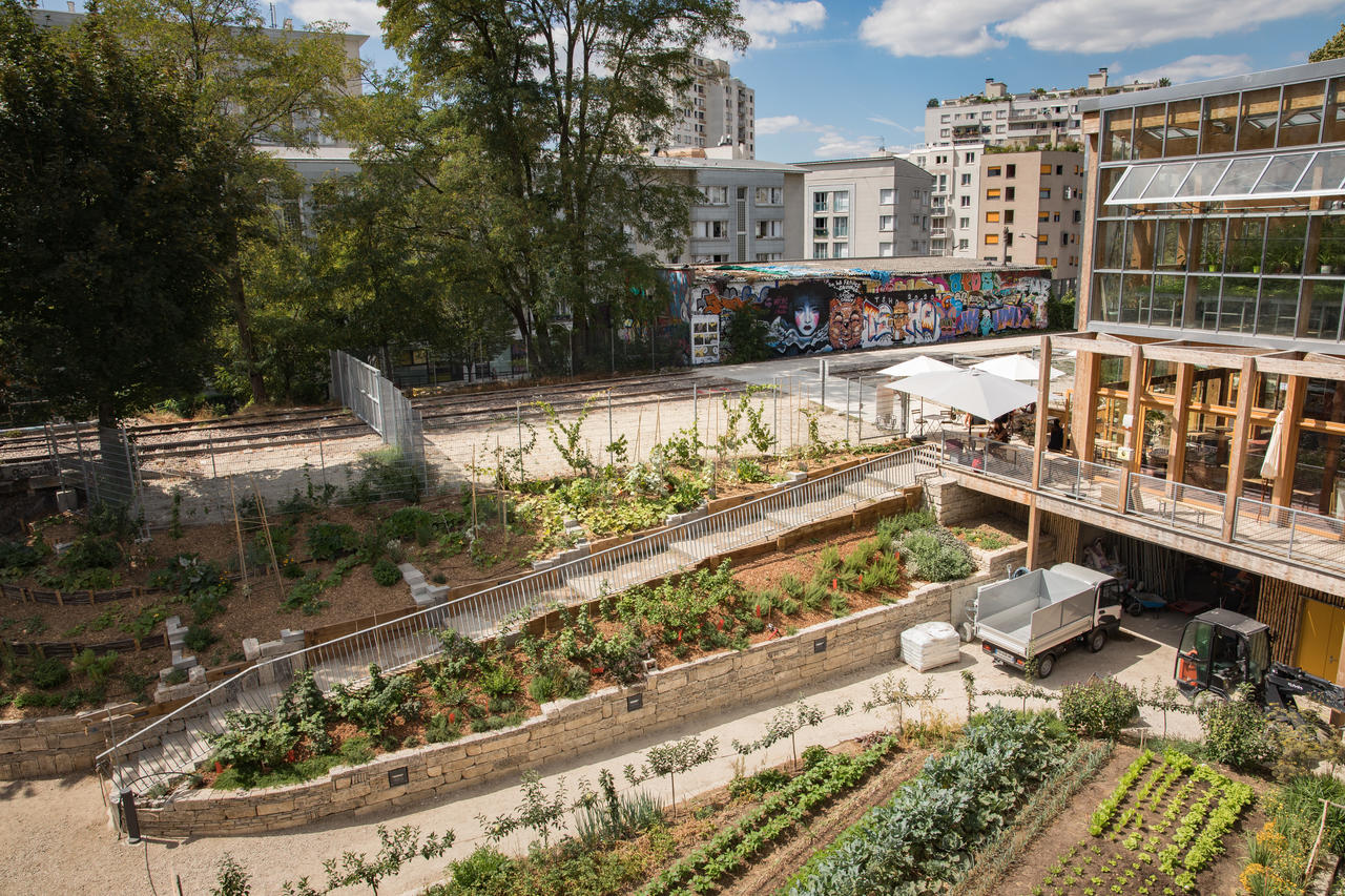 La ferme du rail (©Guillaume Bontemps/Ville de Paris) La ferme du rail