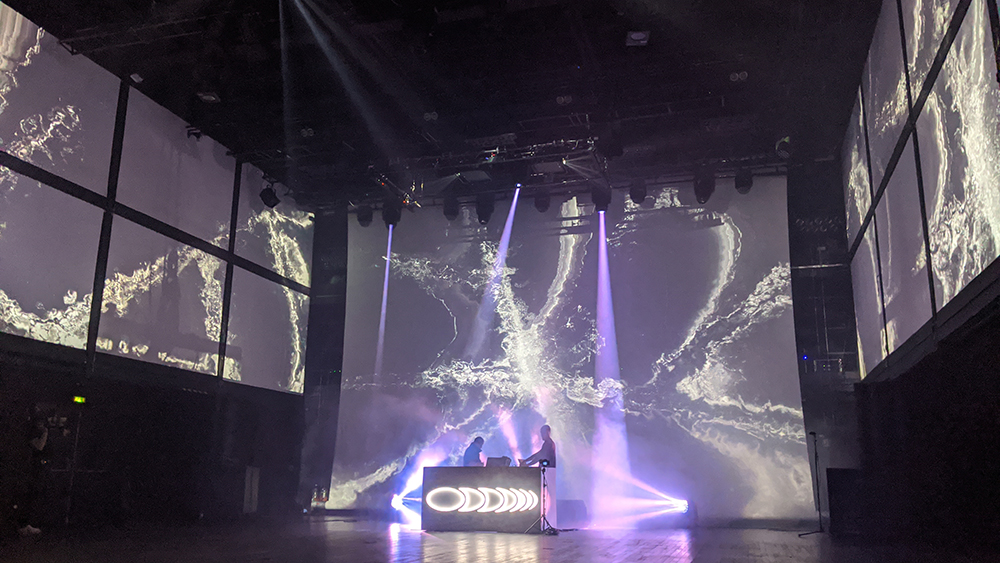 Underscope, Flore & WSK live A/V (© Lucas Ponton Lepaon) Underscope, Flore & WSK live A/V