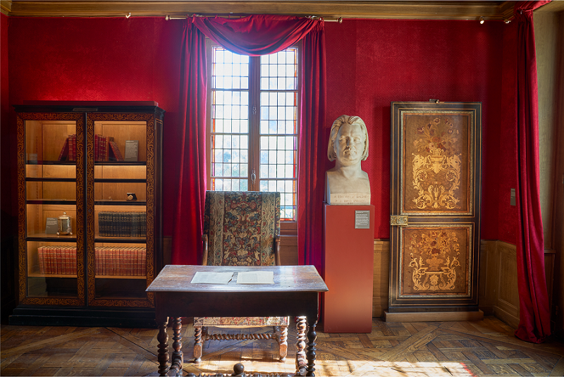 Cabinet de travail Maison Balzac (Raphaël Chipault/Paris Musées) Cabinet de travail Maison Balzac