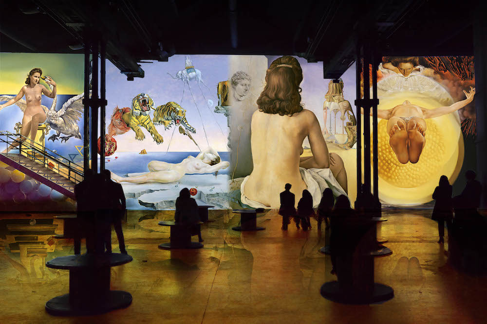 Dali à l'Atelier des lumières (© Culturespaces / Nuit de Chine) Dali à l'Atelier des lumières