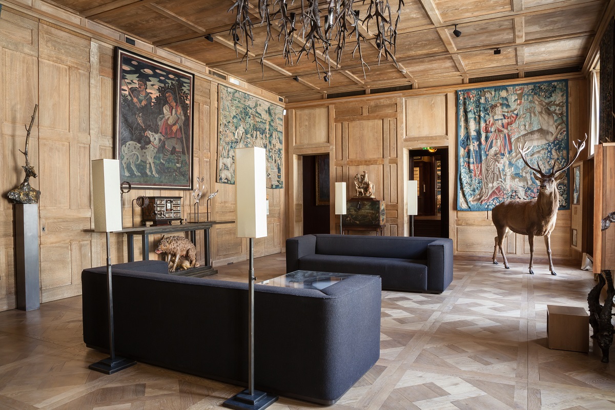 Salle du Cerf et du Loup (© Sophie Lloyd – musée de la Chasse et de la Nature) Salle du Cerf et du Loup