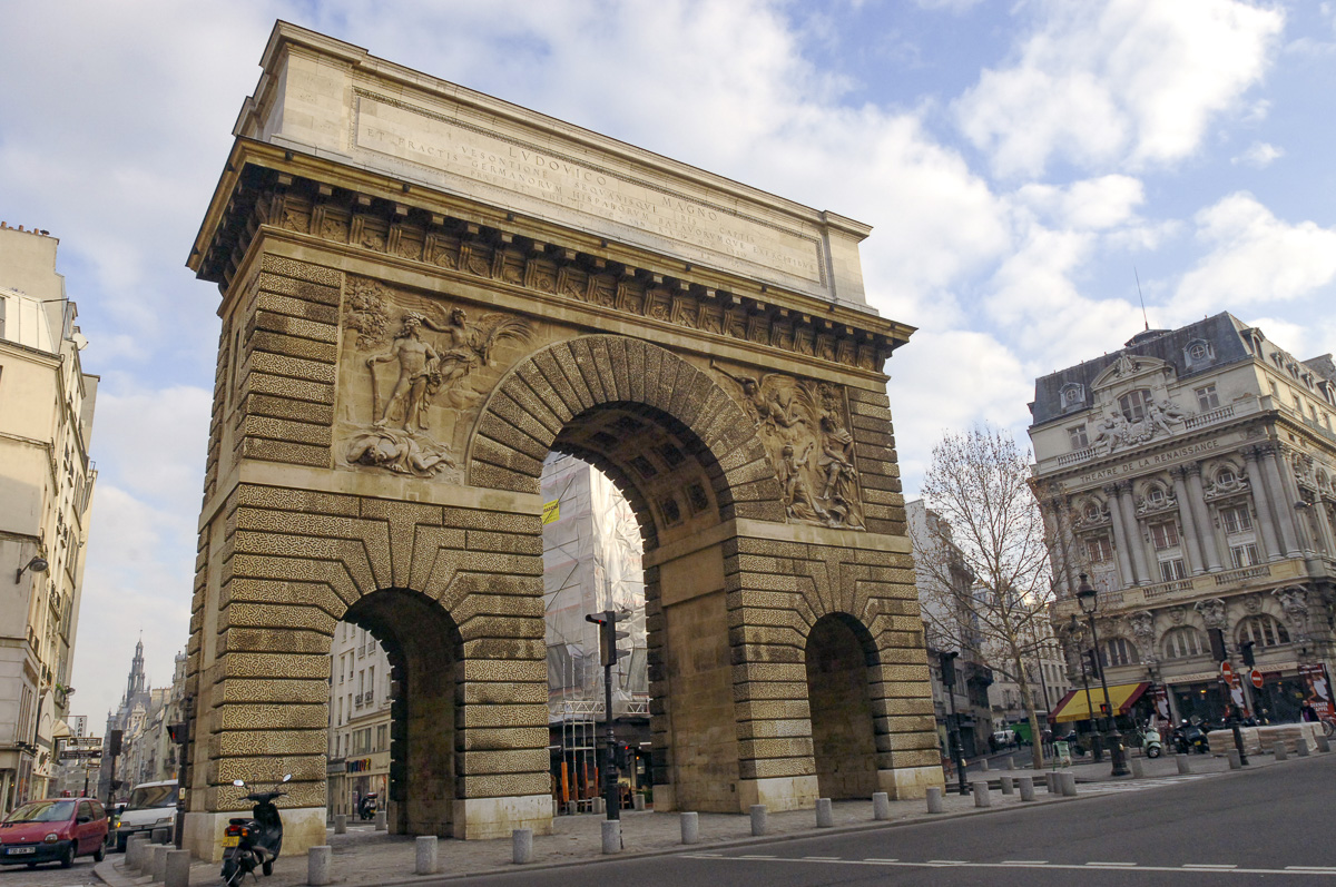 Arc de la Porte Saint-Martin (©Marc Verhille/Ville de Paris) Arc de la Porte Saint-Martin