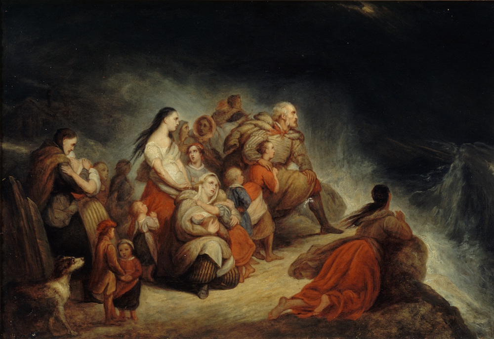 Ary Scheffer (1795-1858). La Tempête, vers 1820 (Musée de la Vie romantique, France - © Musée de la Vie romantique, Roger-Viollet) Ary Scheffer (1795-1858). La Tempête, vers 1820