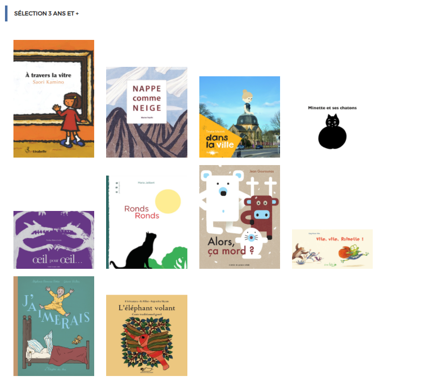Livres +3 ans (Paris bibliothèque) Livres +3 ans