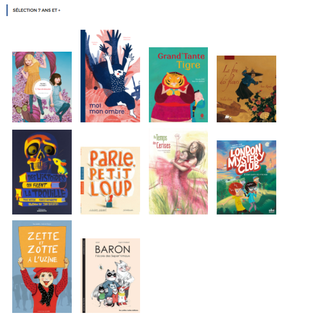 Sélection enfants +7 ans (Paris bibliothèque) Sélection enfants +7 ans