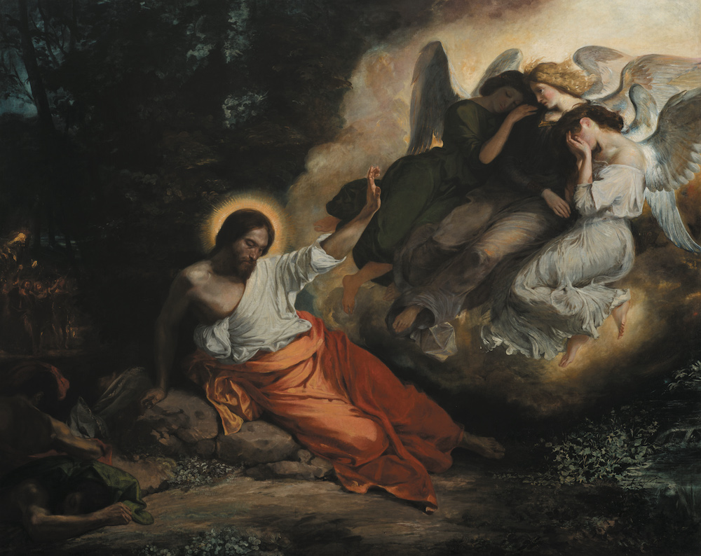 Le Christ au Jardin des Oliviers - Eugène Delacroix (JM Moser) Le Christ au Jardin des Oliviers - Eugène Delacroix