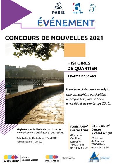 Concours de nouvelles 2021