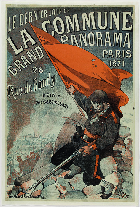 Léon Chaurac, Le Dernier jour de la Commune, affiche, 1883 Léon Chaurac, Le Dernier jour de la Commune, affiche, 1883