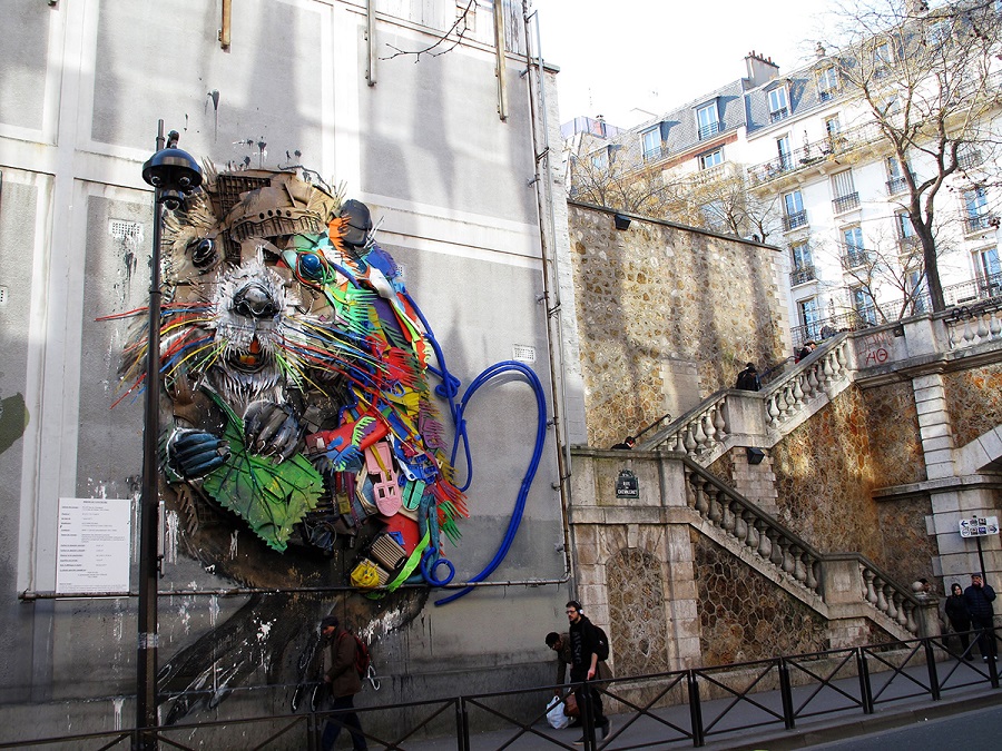 Sentier street art Paris 13e avec Helloways (©EnlargeyourParis) Sentier street art Paris 13e avec Helloways
