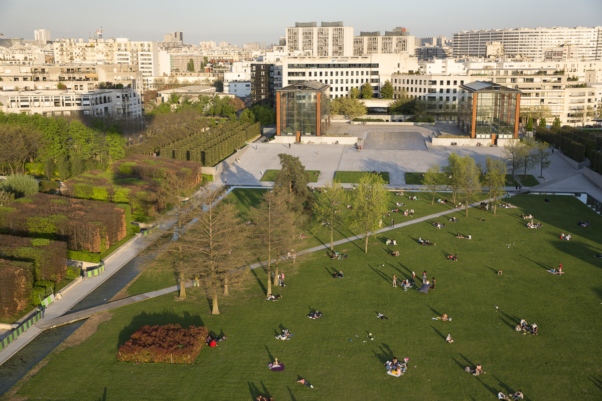Le parc André Citroën (Sophie Robichon / Ville de Paris) Le parc André Citroën