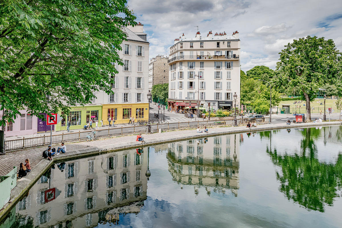 Le canal Saint Martin (François Grunberg / Ville de Paris) Le canal Saint Martin