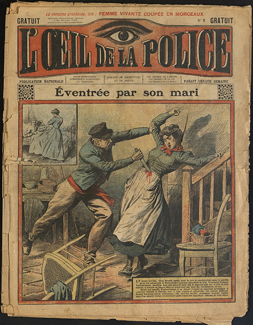 Oeil d ela police n°1 janvier 1908 (Coll. BiLiPo) Oeil d ela police n°1 janvier 1908
