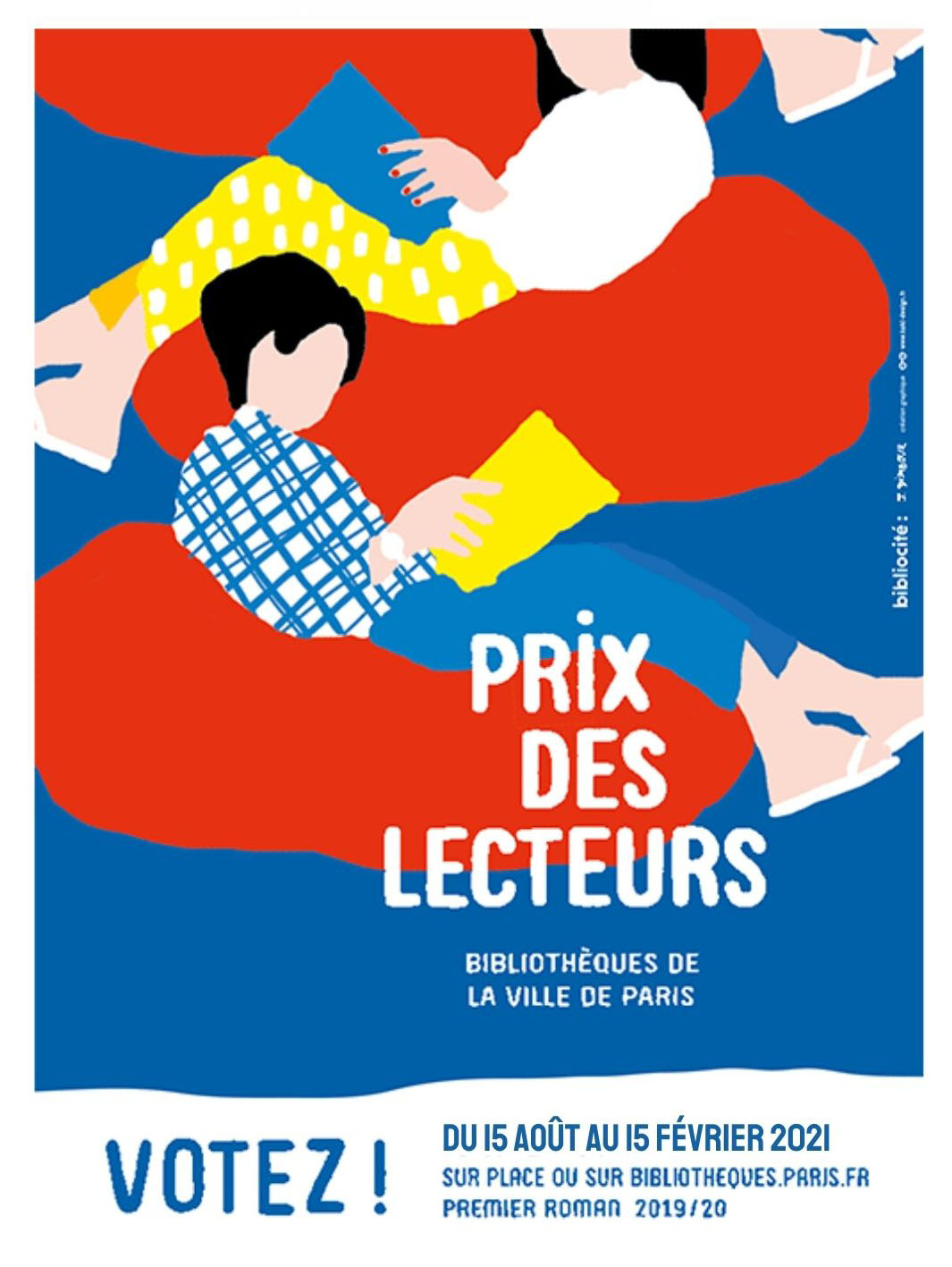 Prix des lecteurs bibliothèques ville de Paris