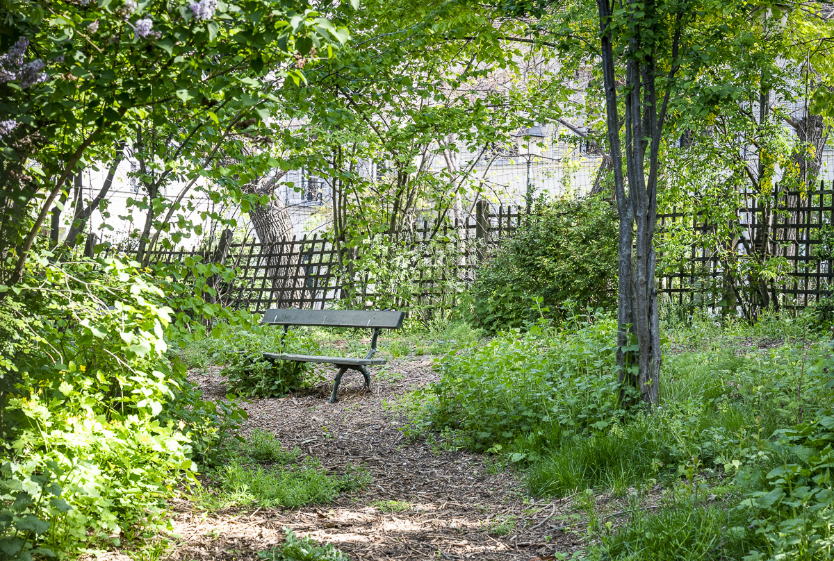 Le jardin Frédéric Dard (anc. square Cité Norvins) 18e (François Grunberg / Ville de Paris) Le jardin Frédéric Dard (anc. square Cité Norvins) 18e