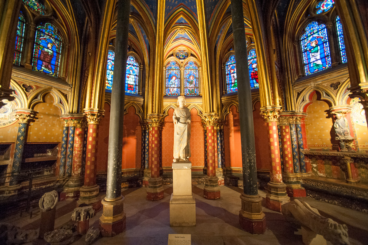 La Sainte Chapelle sur l'île de la Cité. (François Grunberg / Ville de Paris) La Sainte Chapelle sur l'île de la Cité.