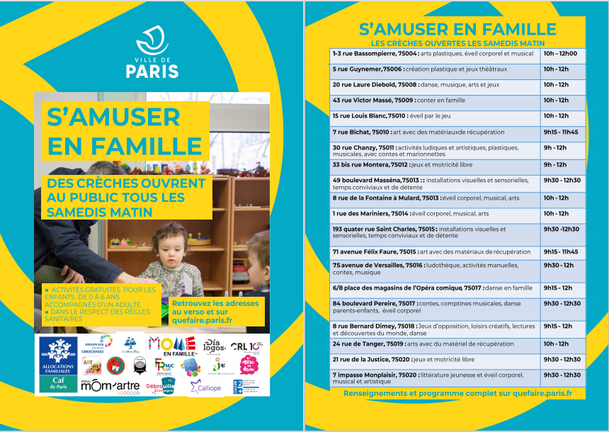 Programme s'amuser en famille (Mission Communication (DFPE)) Programme s'amuser en famille