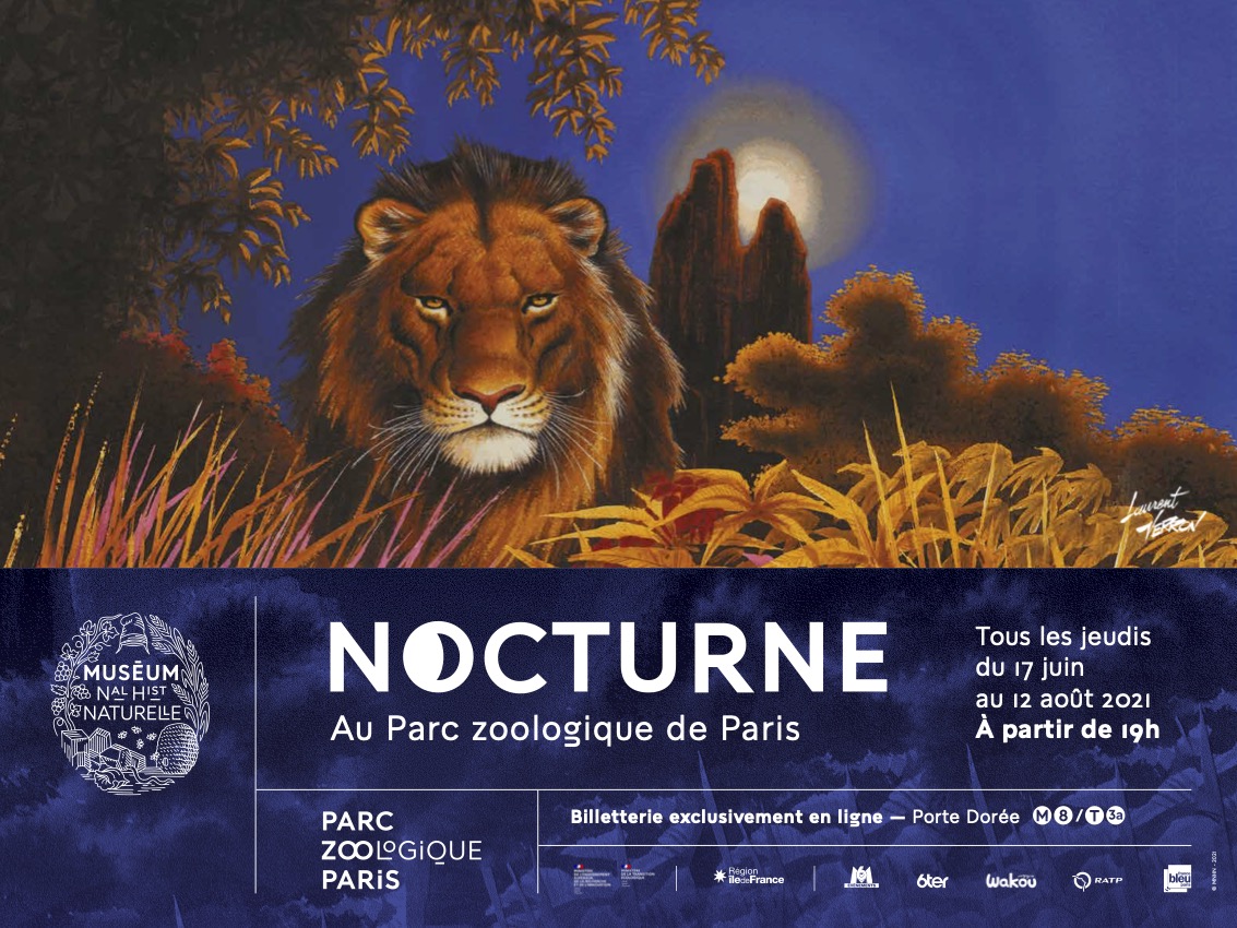 Nocturnes Parc zoologique de Paris (©DR/Affiche Nocturnes Parc zoologique de Paris) Nocturnes Parc zoologique de Paris