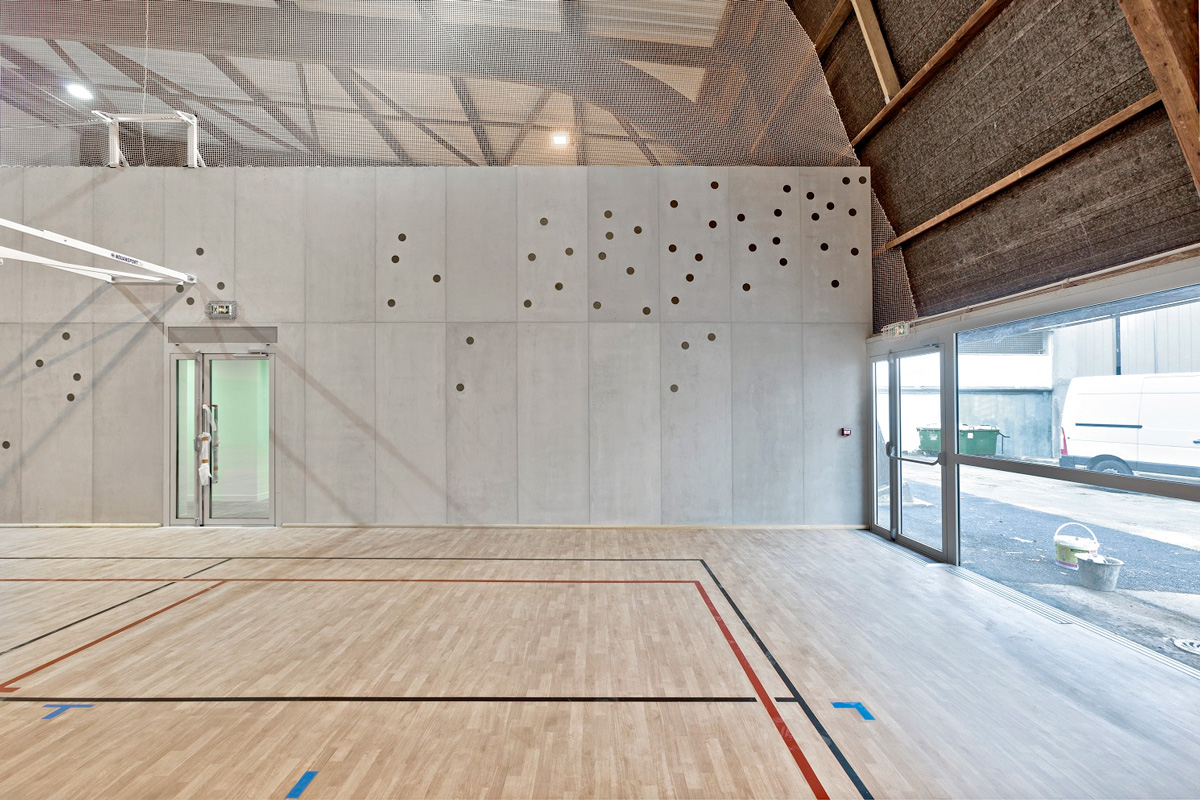 Gymnase Géo André (Florence Morisson / Ville de Paris) Gymnase Géo André