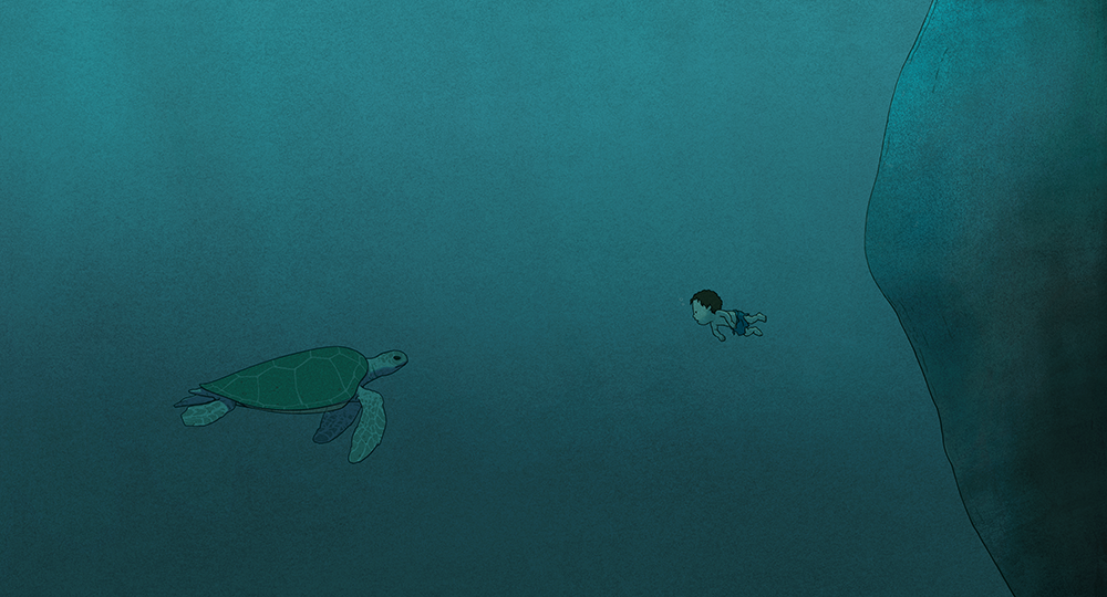 La Tortue rouge (© Studio Ghibli – Wild Bunch – Why Not Productions – Arte France Cinéma – CN4 Productions – Belvision) La Tortue rouge