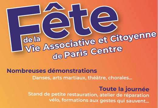 Fête de la vie Associative et citoyenne de Paris Centre |