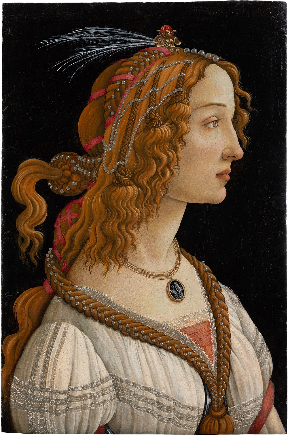 Figure allégorique dite La Belle Simonetta (Alessandro Filipepi dit Botticelli (vers 1445 – 1510)) Figure allégorique dite La Belle Simonetta