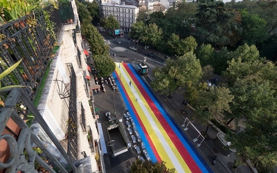 Œuvre de Lang & Baumann présente dans le 20