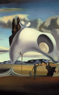 Salvador Dalí, Atavistic Ruins after the Rain, 1934, oil on canvas, 65 x 54 cm, Private collection