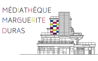 Logo médiathèque marguerite Duras