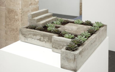 Isa Melsheimer, Dachgarten/Treppe, 2010