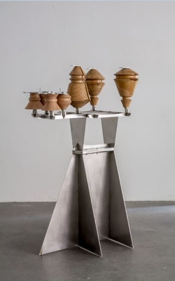 Florian Sumi, Clockworks #2, de la série Clockworks 2014, sculpture. Crédit : Photo Fanny_Trichet ©  Florian Sumi