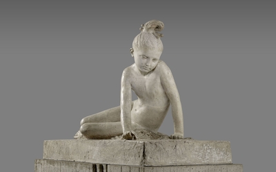 David d'Angaers_Jeune Grecque au tombeau de Botzris