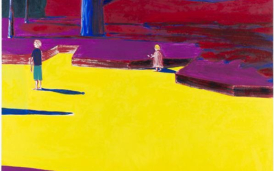 Oeuvre de Benjamin Swaim, peinture intitulée Parc Montsouris (3), de 2017