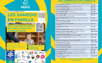 Flyer Samedis en Famille