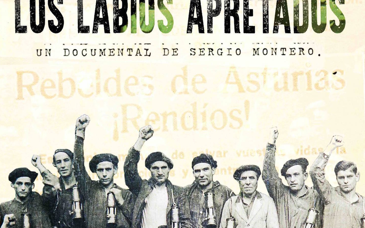 Los labios apretados