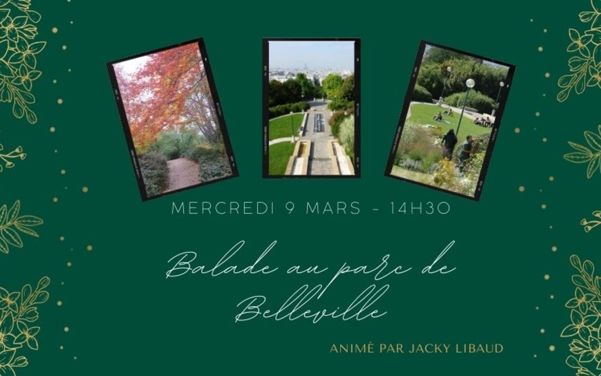 Vues du parc de Belleville