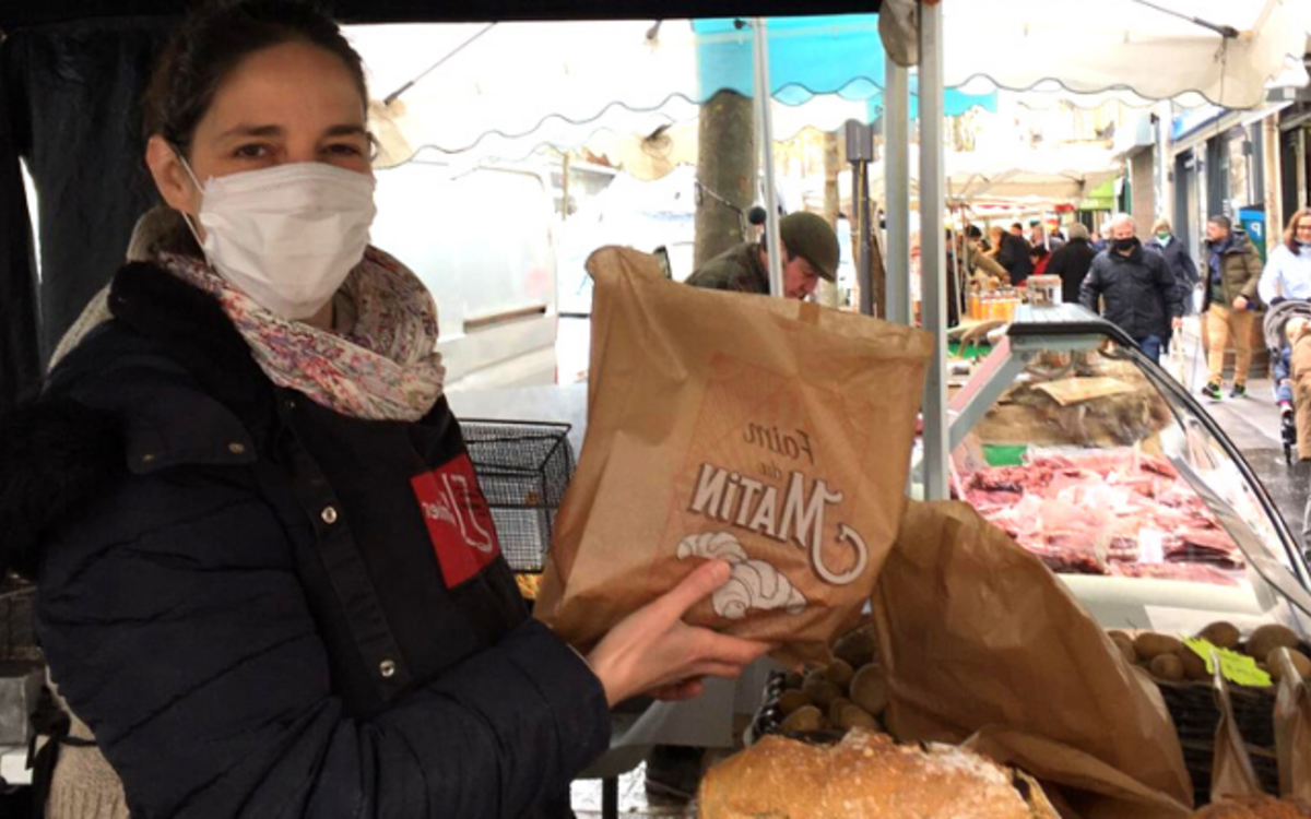 Marché de producteurs Pari Fermier rue Saint-Charles à Paris 15e