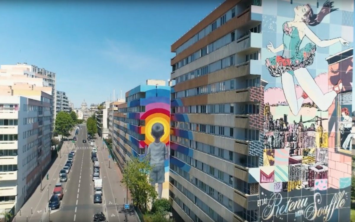 Concert street art