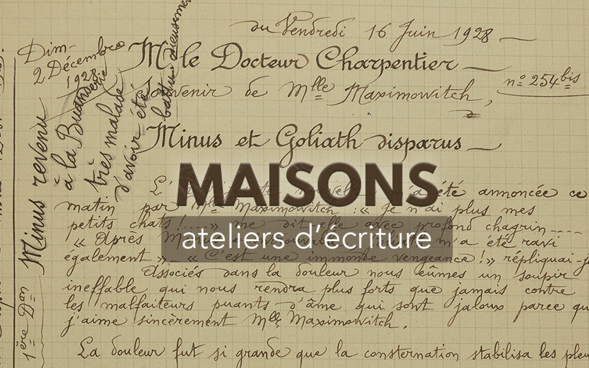 Atelier d'écriture au MAHHSA