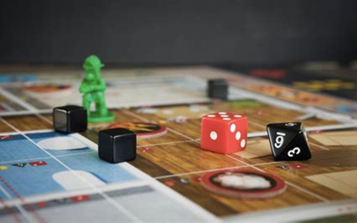 jeux de plateau montrant un jeu en cours