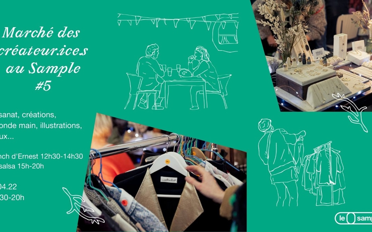 Marché des créateur.ices au Sample