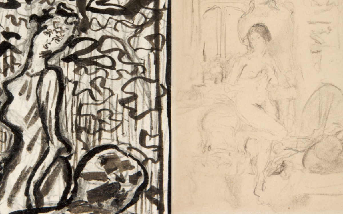 Œuvres de l'exposition "Bonnard Vuillard. Une Amitié", Galerie AB, Paris, du 14 avril au 28 mai 2022