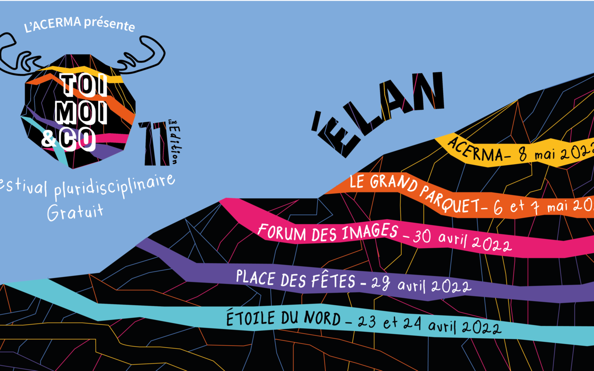 Voici l'affiche de la 11ème édition du Festival Toi, Moi & Co