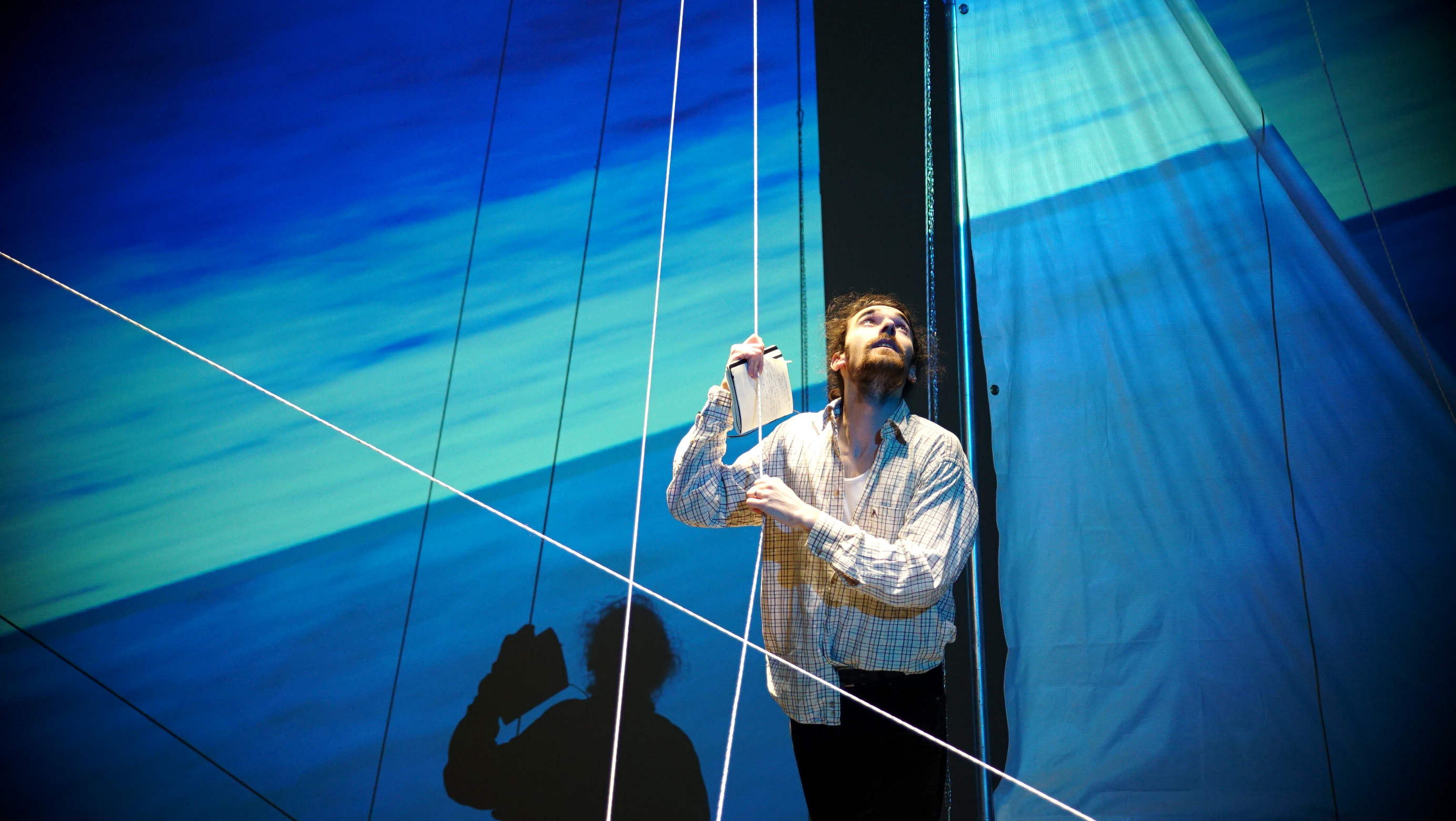 Affiche spectacle Les solitudes de Donald Crowhurst 