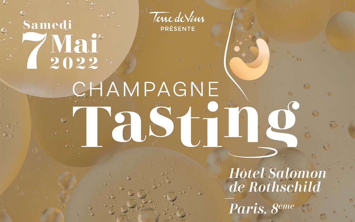 Terre de vins présente Champagne Tasting 2022, le samedi 7 mai 2022, Paris 8