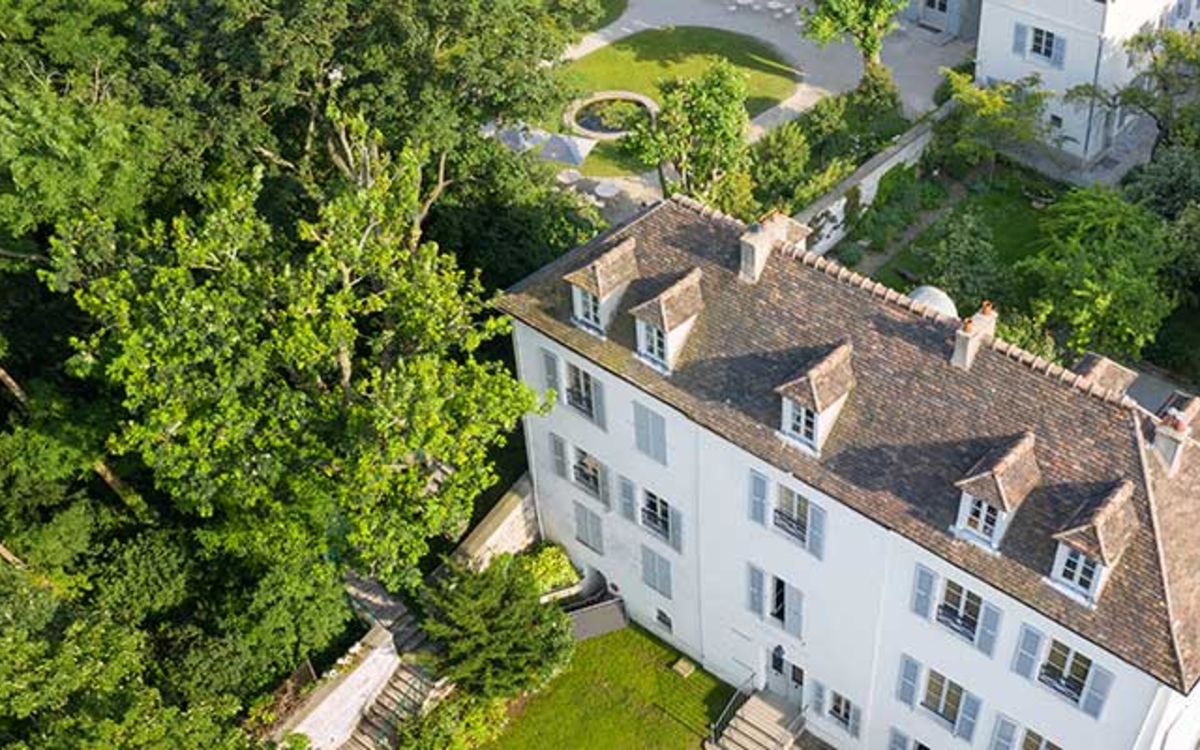 Musée de Montmartre vu du ciel