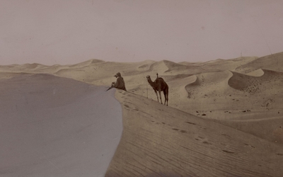Dans l’Ouar [paysage du Sahara algérien] Fernand Foureau, 1896 