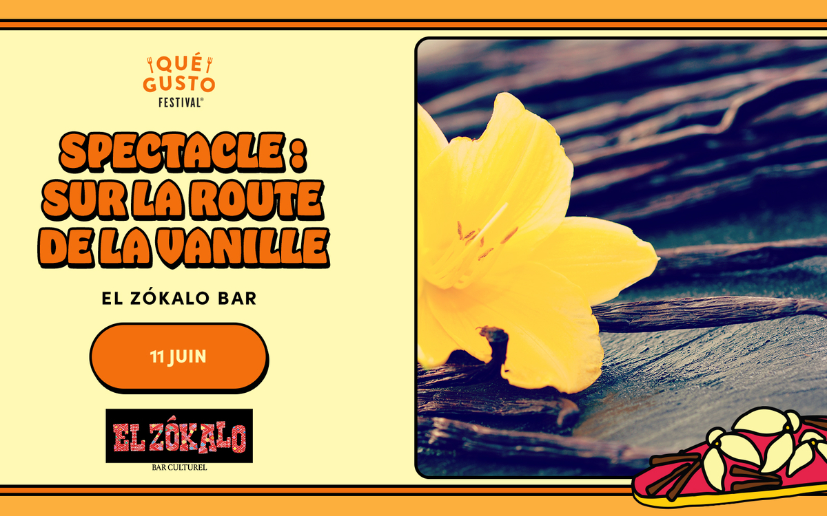 Venez connaître l'histoire de la vanille à travers une pièce de théâtre pour enfants. Ensuite dégustez une surprise vanillée!