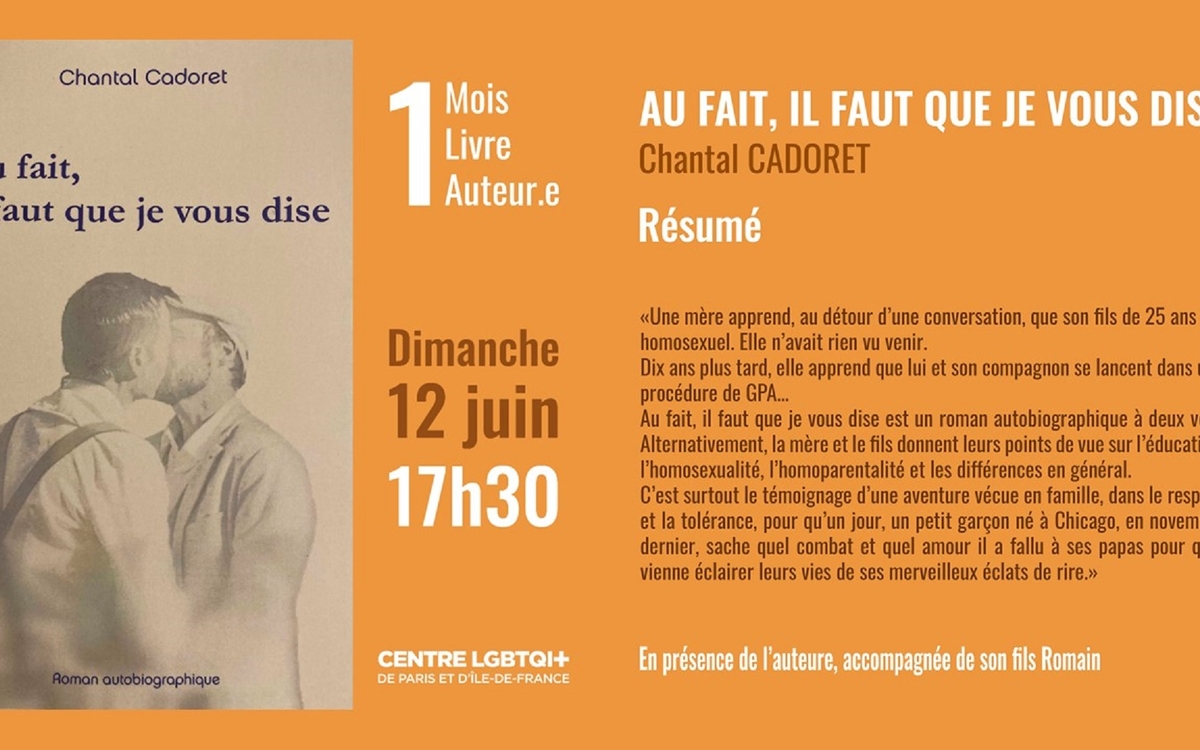 Lorsque son fils lui apprend qu'il est homosexuel, une mère réalise qu'elle a passé plus de vingt ans à ses côtés sans voir qui il était vraiment. Cette histoire est peut-être aussi la vôtre. Ou celle de votre voisine. une histoire tellement banale, au fond. A un petit détail près. Quelques années plus tard, un petit garçon a poussé son premier cri. Un bébé né grâce à deux femmes américaines qui ont aidé les deux heureux papas à construire la famille dont ils rêvaient. L'homosexualité, l'homoparentalité, la GPA. De bien grands (gros) mots pour un petit être merveilleux. Vous avez le droit de ne pas aimer ou de ne pas être d'accord, mais vous n'avez pas le droit de ne pas savoir. Parce que c'est de l'ignorance que nait l'intolérance. Einstein a dit que les préjugés étaient plus difficiles à désintégrer que les atomes. Mais personne ne dit qu'il est interdit d'essayer.