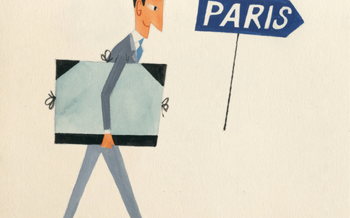 illustration Paris de Miroslv Sasek